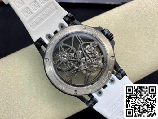 Roger Dubuis Excalibur RDDBEX0549 1:1 Best Edition BBR Factory Tourbillon White Strap — изображение 4