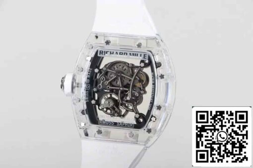 Richard Mille RM055  Best 1:1 Edition RM Factory Rubber Strap - 이미지 7