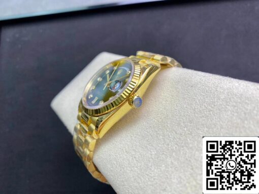 Rolex Day Date M128238-0069 1:1 Best Edition EW Factory Green Dial Swiss ETA3255 - Image 4