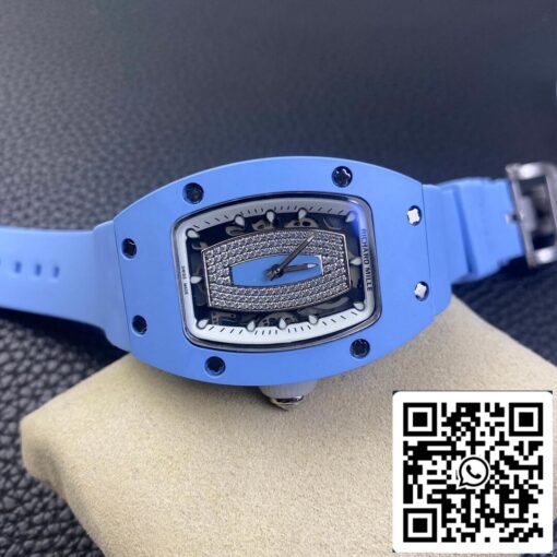 Richard Mille RM 07-01 1:1 Best Edition RM Factory Blue Ceramic Case — изображение 7