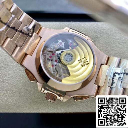 Patek Philippe Nautilus 5980-1R 1:1 Best Edition 3K Factory V2 Rose Gold – Image 3