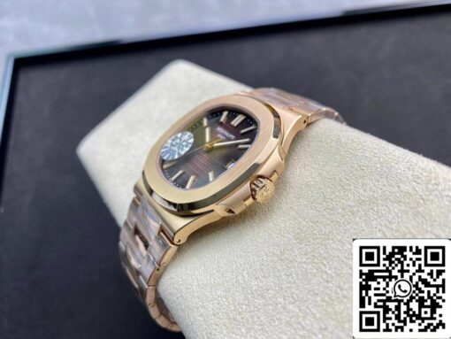 Patek Philippe Nautilus 5711/1R-001 1:1 Best Edition GR Factory V2 Brown Gradient Dial - Imagen 2