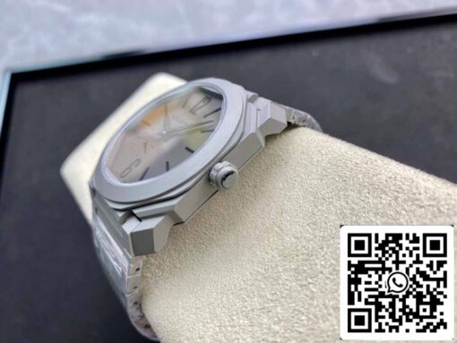 Bvlgari Octo Finissimo 102713 BGO40C14TTXTAUTO 1:1 Best Edition BV Factory Silver Gray Dial - Image 4