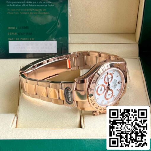 Replica Rolex Daytona M116505-0010  Best 1:1 Edition BT Factory Rose Gold - Image 7