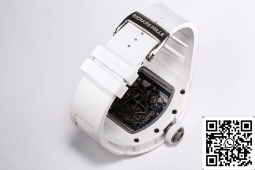 Richard Mille RM-055 1:1 Best Edition BBR Factory V2 White Ceramic Case - Image 4