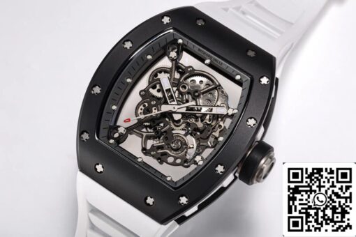 Richard Mille RM-055 1:1 Best Edition BBR Factory Black Ceramic Case - Image 3