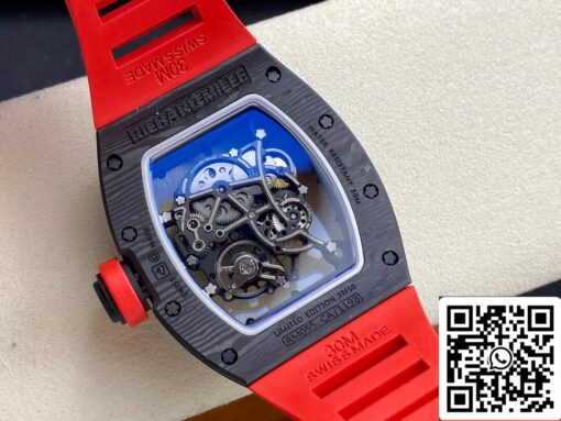 Richard Mille RM-055 1:1 Best Edition BBR Factory Red Strap - Image 4