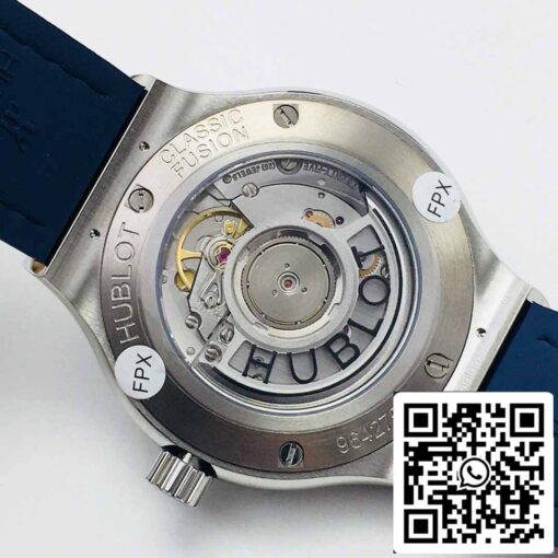 Hublot Classic Fusion 38MM 1:1 Best Edition HB Factory Diamond Blue Dial - Image 3