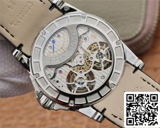 Roger Dubuis Excalibur RDDBEX0250 1:1 Best Edition JB Factory Tourbillon White Dial - Image 3