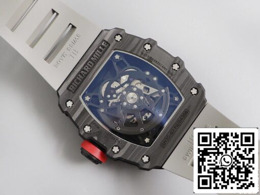 Richard Mille RM035 1:1 Best Edition KV Factory V3 Black Carbon Fiber Case - immagine 4