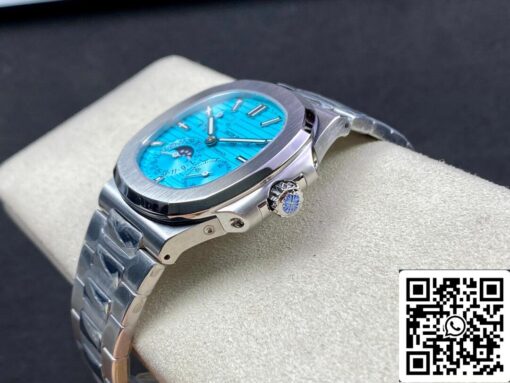 Patek Philippe Nautilus 5712 1:1 Best Edition GR Factory Tiffany Blue Dial - Image 6