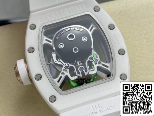 Richard Mille RM52-01 1:1 Best Edition YS Factory Green Skull Tourbillon Dial – Bild 4