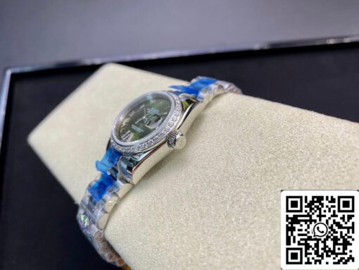 Rolex Datejust 28MM 1:1 Best Edition BP Factory Diamond-set Green Dial - Image 4