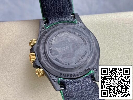 Rolex Daytona Cosmograph 1:1 Best Edition Noob Factory Diw Custom Version Dark Green Strap - Image 4