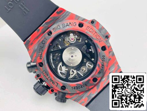 Hublot BIG BANG 411.QV.1123.NR.OVK21 1:1 Best Edition HB Factory Carbon Fiber Red Case - immagine 4