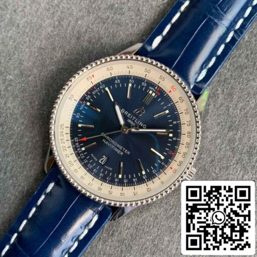 Breitling Navitimer 1 A17326211C1P3 1:1 Best Edition V7 Factory Blue Dial - immagine 7