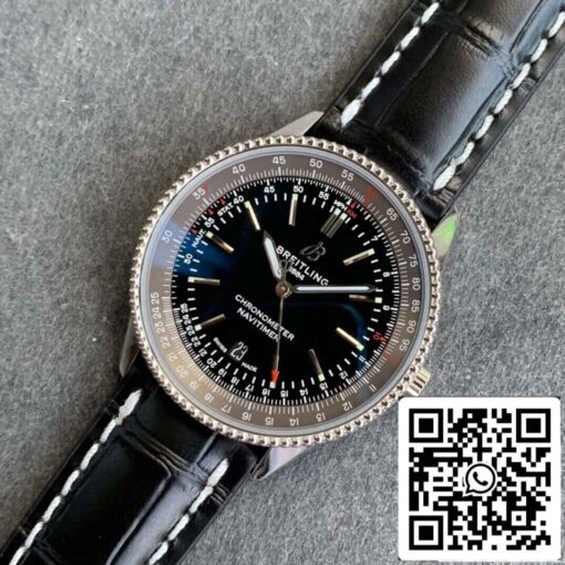 Breitling Navitimer 1 1:1 Best Edition V7 Factory Black Dial - Imagen 8