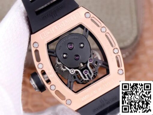 Richard Mille RM52-01 Tourbillon 1:1 Best Edition JB Factory Rose Gold Case - Image 4