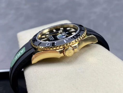 Rolex Yacht-Master 42 Black Dial Yellow Gold  M226658-0001  1:1 Best Edition AR Factory Counterweight Version - Imagen 5