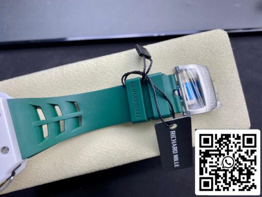 Richard Mille RM011-03 1:1 Best Edition KV Factory Green Strap - immagine 4