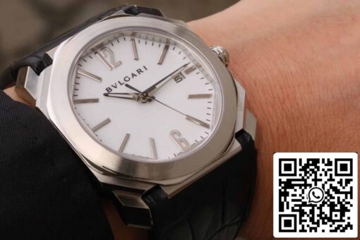 Bvlgari Octo 102779 OC41C6SLD 1:1 Best Edition White Dial - Image 2