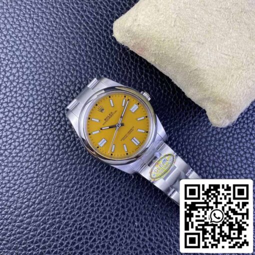 Rolex Oyster Perpetual M124300-0004 41MM 1:1 Best Edition Clean Factory Yellow Dial - Image 3