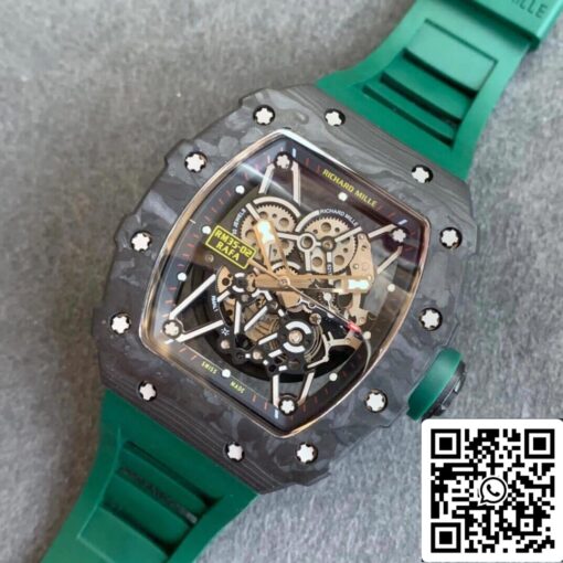 Richard Mille RM035-02 1:1 Best Edition KV Factory V3 Green Strap - immagine 2