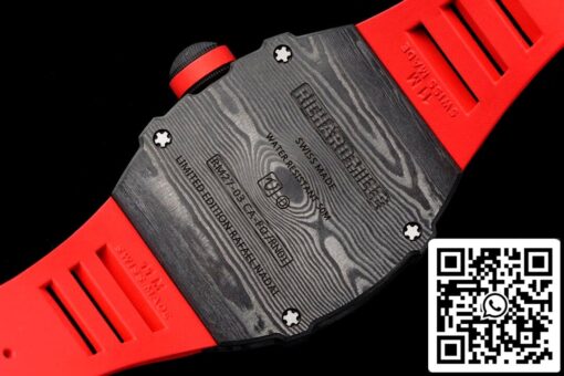 Richard Mille RM27-03 Rafael Nadal Tourbillon 1:1 Best Edition RM Factory Red Rubber Strap – Bild 3