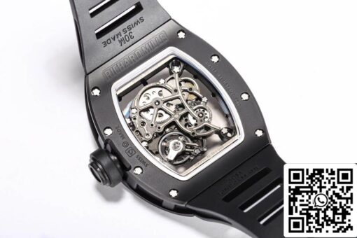 Richard Mille RM-055 1:1 Best Edition BBR Factory V2 Black Ceramic Case - Image 3