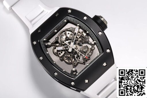 Richard Mille RM-055 1:1 Best Edition BBR Factory Black Ceramic Case - Image 2