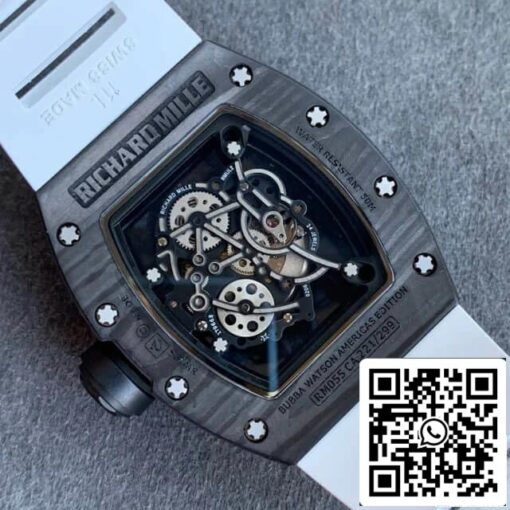 Richard Mille RM055 1:1 Best Edition KV Factory V2 Skeleton Dial – Bild 8