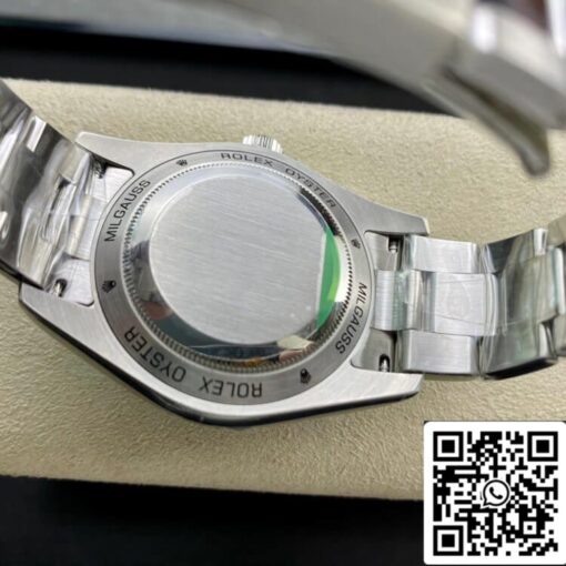 Rolex Milgauss 116400GV AR Factory 1:1 Best Edition Swiss ETA3131 Black Dial - Image 3