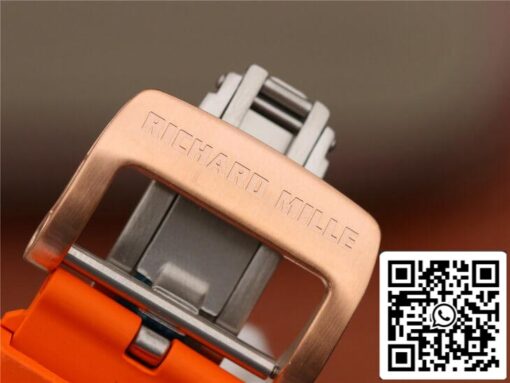 Richard Mille RM035 Americas KV Factory 1:1 Best Edition Orange Strap - immagine 3