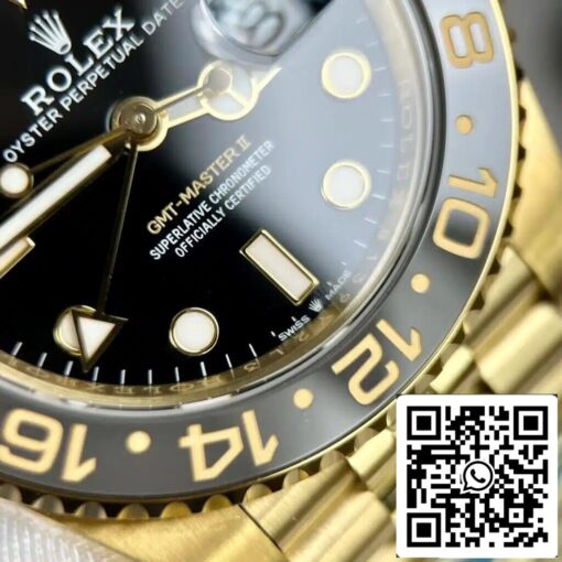 Rolex GMT Master II M126718GRNR-0001 1:1 Best Edition Clean Factory Black Dial - Imagen 8