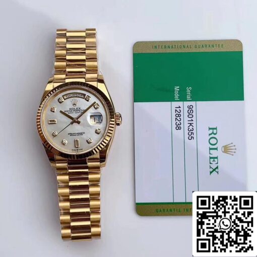 Rolex Day Date M128238 1:1 Best Edition EW Factory Diamond Scale Swiss ETA3255 - Image 3