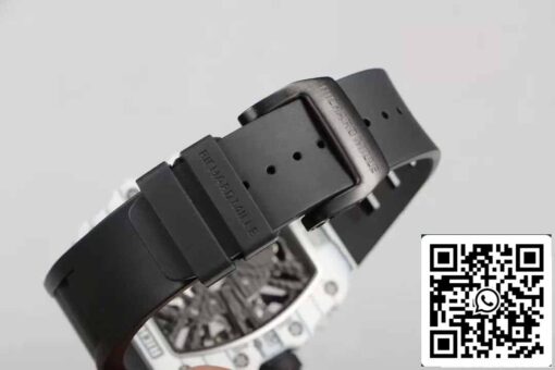 Richard Mille RM12-01 Tourbillon 1:1 Best Edition RM Factory Black Rubber Strap - Imagen 2