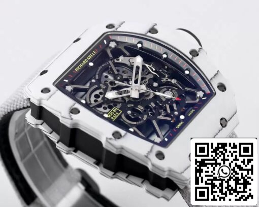 Richard Mille RM35-01 1:1 Best Edition BBR Factory White Carbon Fiber Case — изображение 3