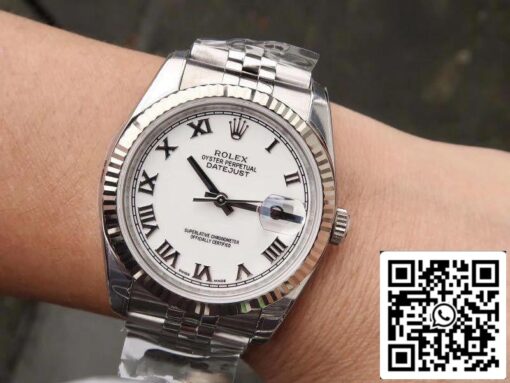 Rolex Datejust 116234 36mm AR Factory 1:1 Best Edition Swiss ETA3135 White Dial - Image 9