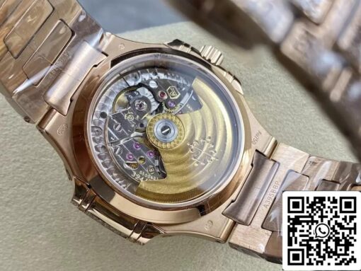 Patek Philippe Aquanaut 7118/1450R-001 1:1 Best Edition GR Factory Gold Diamond Dial - immagine 3