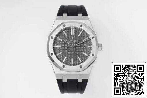 Audemars Piguet Royal Oak 15400 1:1 Best Edition APS Factory Gray Dial Rubber Strap EU Watch Store