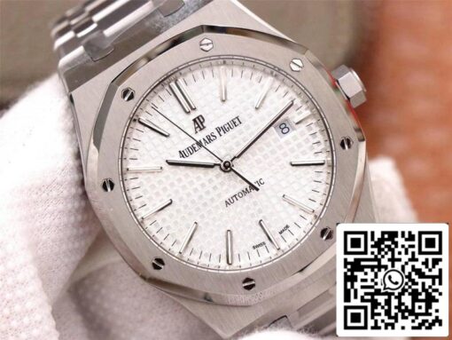 Audemars Piguet Royal Oak 15400ST.OO.1220ST.02 1:1 Best Edition ZF Factory White Dial Swiss ETA3120 EU Watch Store