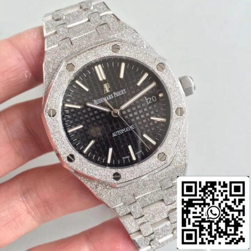 Audemars Piguet Royal Oak 15454BC.GG.1259BC.01 OM Factory 1:1 Best Edition Swiss ETA3120 Black Textured Dial EU Watch Store