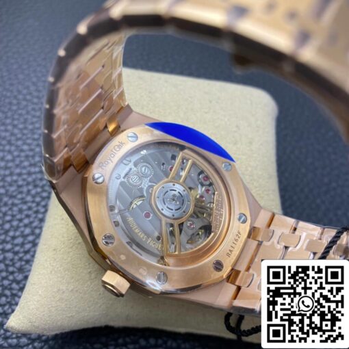 Audemars Piguet Royal Oak 15500 1:1 Best Edition ZF Factory Rose Gold White Dial EU Watch Store