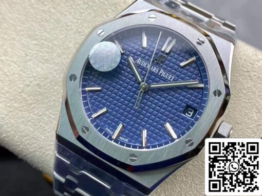 Audemars Piguet Royal Oak 15500ST.OO.1220ST.01 1:1 Best Edition ZF Factory V2 Version Blue Dial EU Watch Store