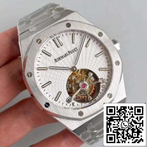 Audemars Piguet Royal Oak 26522OR.OO.120OR.01 R8 Factory 1:1 Best Edition Swiss Tourbillon White Dial EU Watch Store