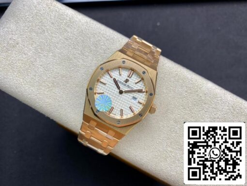 Audemars Piguet Royal Oak 67650OR.OO.1261OR.01 1:1 Best Edition JF Factory White Dial Swiss Quartz EU Watch Store