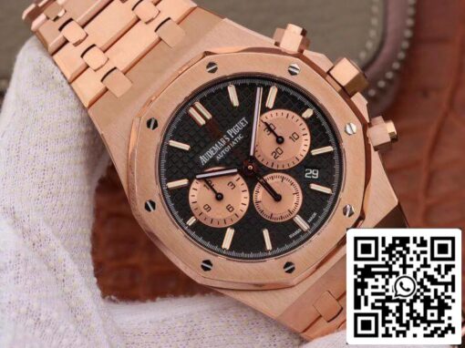 Audemars Piguet Royal Oak Chronograph 26331OR.OO.1220OR OM Factory Men Watches 1:1 Best Edition Swiss ETA7750 18K Rose gold on stainless steel bezel EU Watch Store