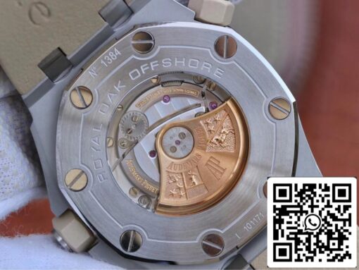 Audemars Piguet Royal Oak Offshore 15710ST.OO.A085CA.01 1:1 Best Edition JF Factory Beige Dial EU Watch Store