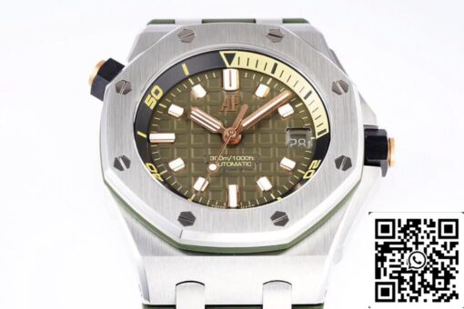 Audemars Piguet Royal Oak Offshore 15720ST.OO.A052CA.01 1:1 Best Edition ZF Factory Green Dial EU Watch Store