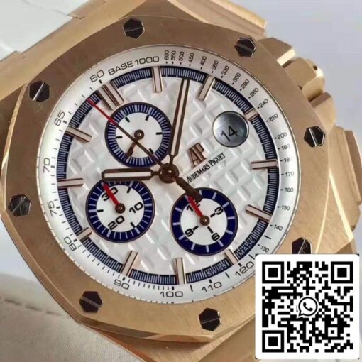 Audemars Piguet Royal Oak Offshore 26408OR.OO.A010CA.01 JF Factory 1:1 Best Edition Swiss ETA3126 White Dial EU Watch Store